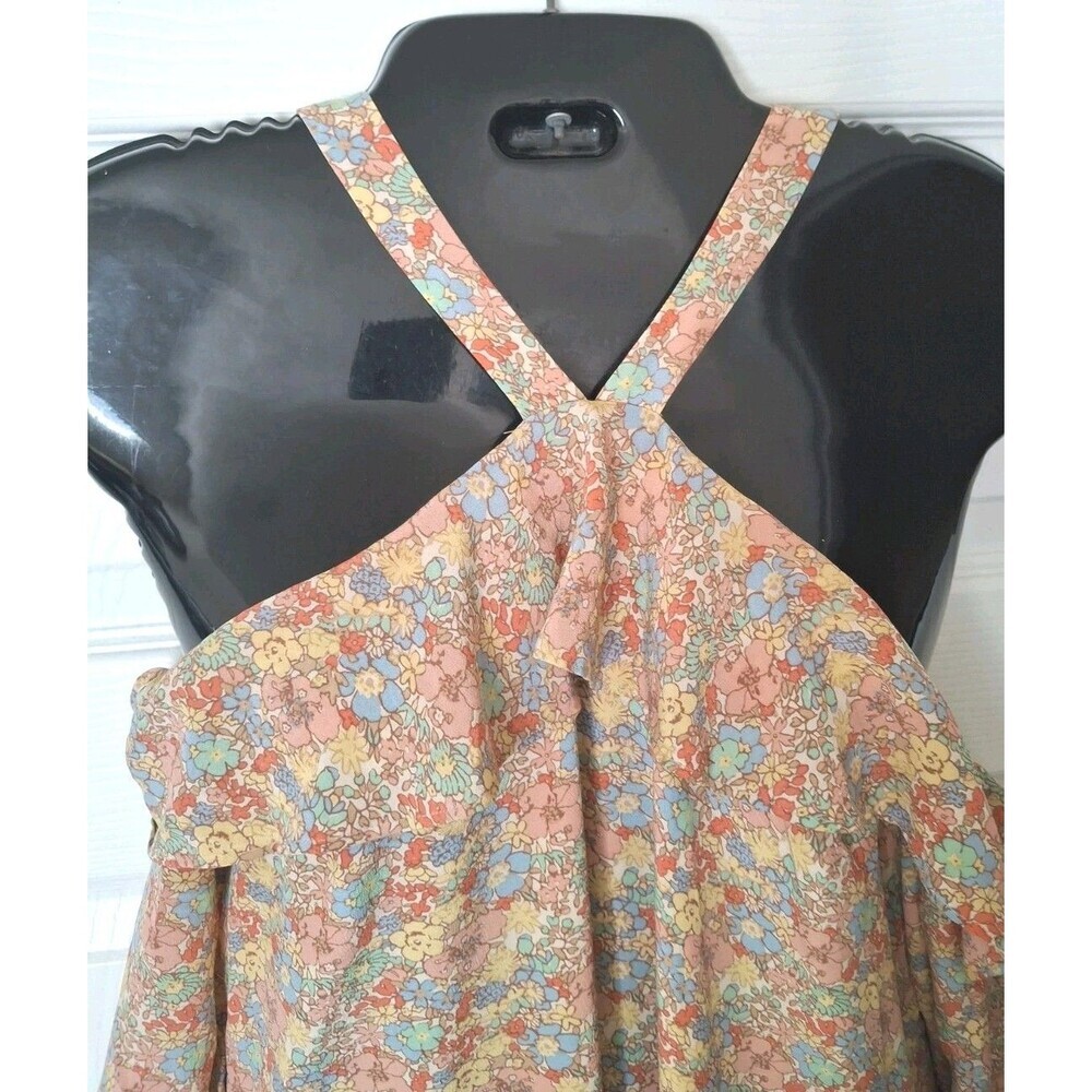 MADEWELL Forsythia Dress Women's Size 8 Blossom Off Shoulder Silk Bloomcore - Picture 6 of 9